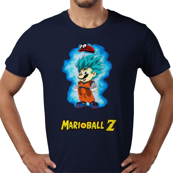 Super Mario x Dragonball Z - Super Saiyan Mario T-shirt
