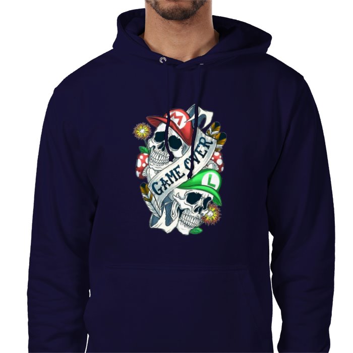 Super Mario - Game Over Tattoo Style Value Hoodie