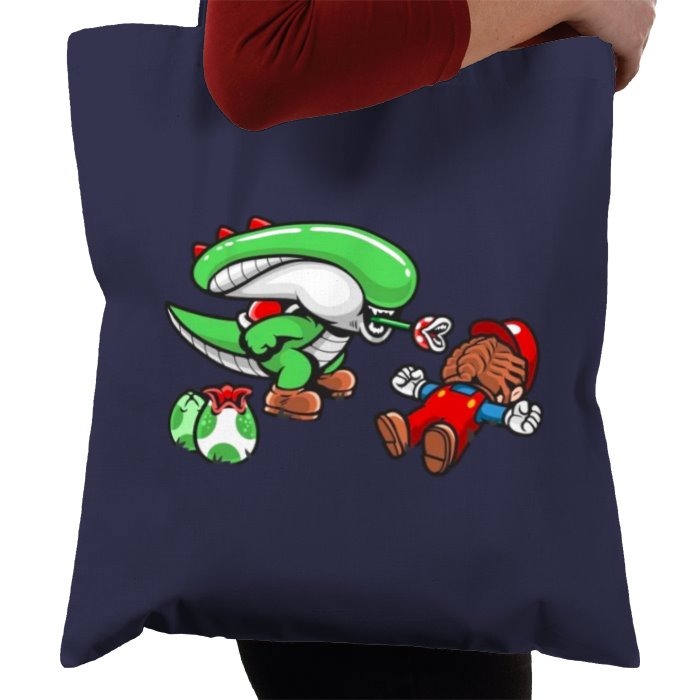 Super Mario Bro's & Alien - Xenomorph Bro's Tote Bag