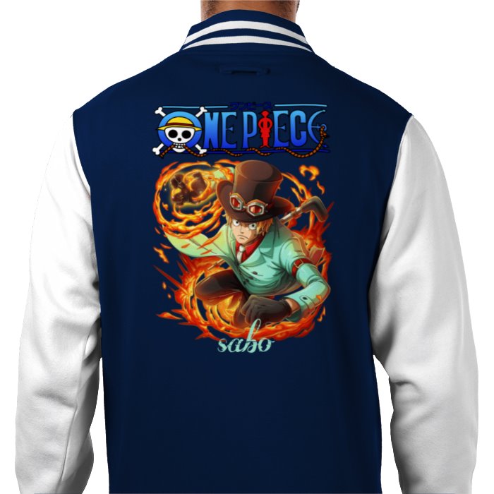 One Piece - Sabo Portrait Varsity Jacket