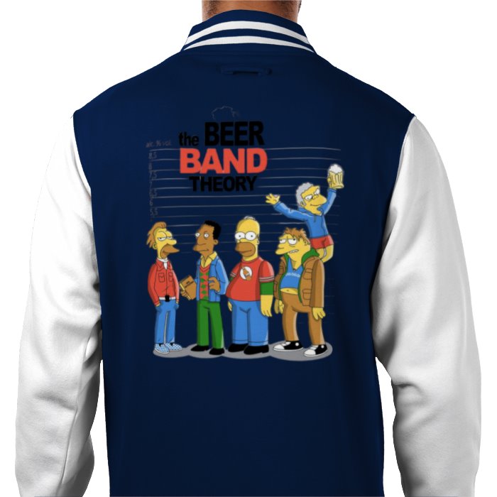 The Simpsons & The Big Bang Theory - Beer Band Theory Varsity Jacket