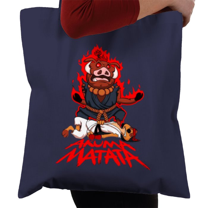 Timone & Pumba x Street Fighter - Akuma Mutata Tote Bag