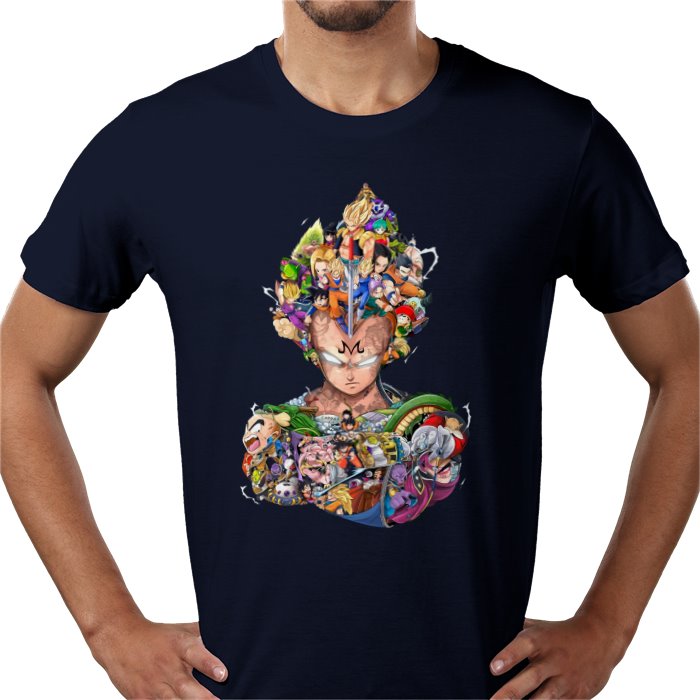 Dragon Ball Z - Vegeta Collage T-Shirt