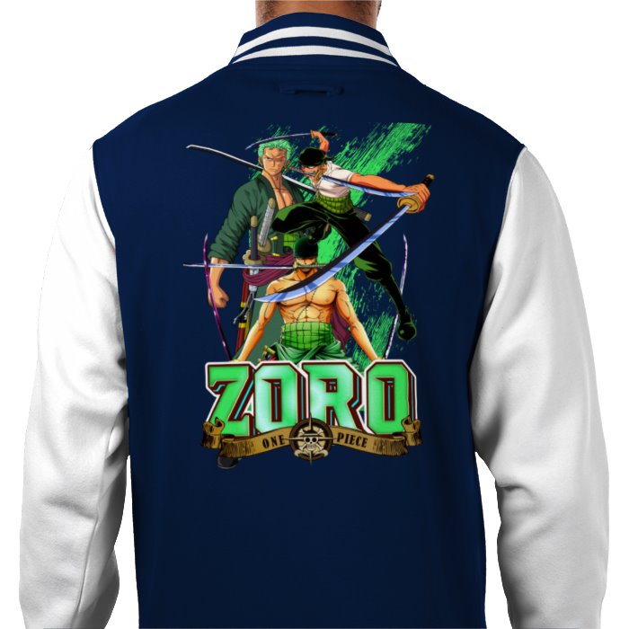 One Piece - Zorro Theme 2 Varsity Jacket