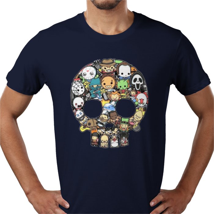 Horror Skull Montage T Shirt