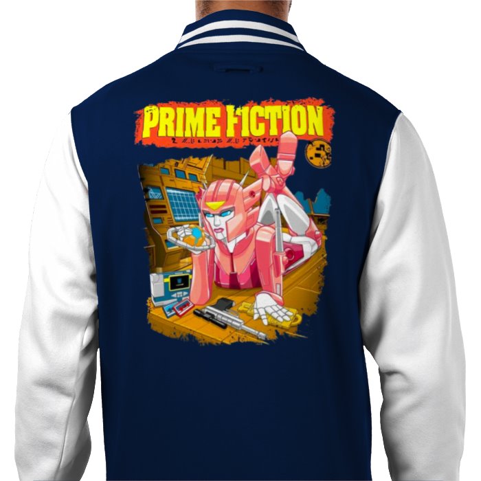 Transformers x Pulp Fiction - Prime Fiction Varsity Jacket