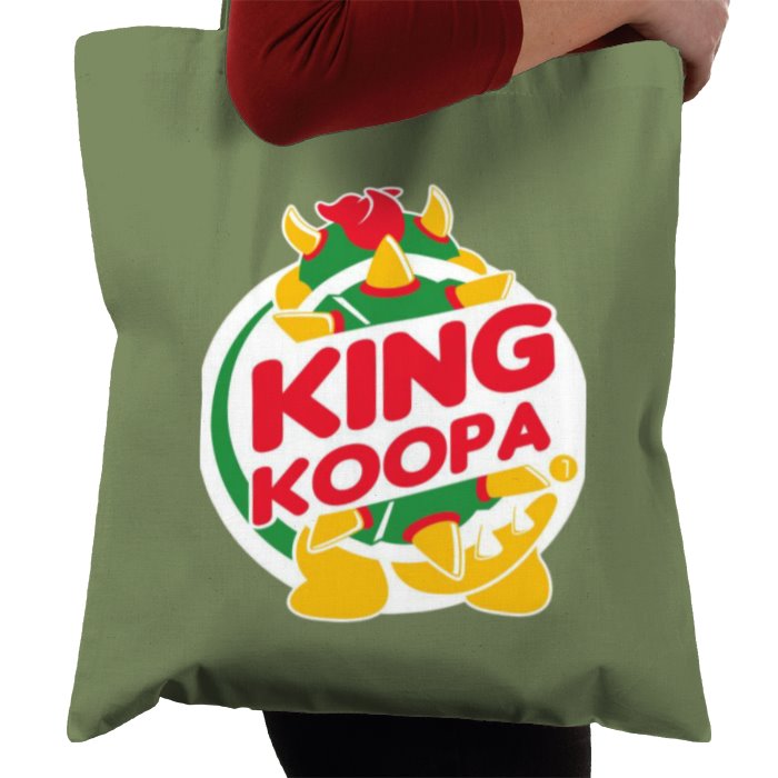 Super Mario Bro's & Burger King - King Koopa Tote Bag