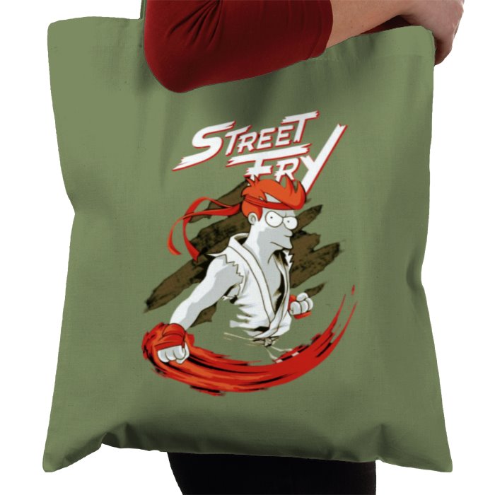 Futurama x Street Fighter - Street Fry Tote Bag