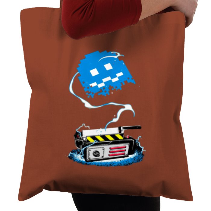 Pacman & Ghostbusters - Ghost Trap Tote Bag