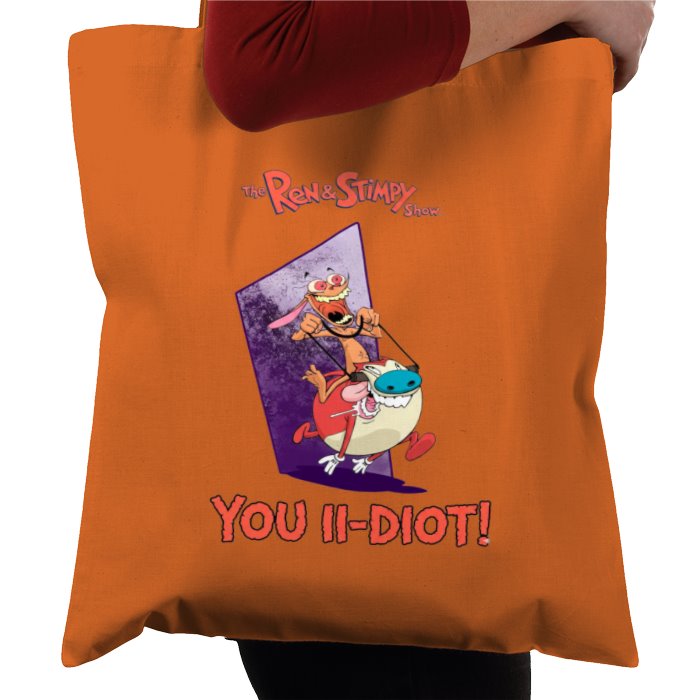 Ren & Stimpy - You Idiot Tote Bag