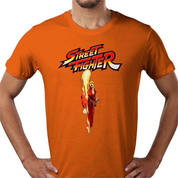 Street Fighter — Ken Dragon Punch T-Shirt