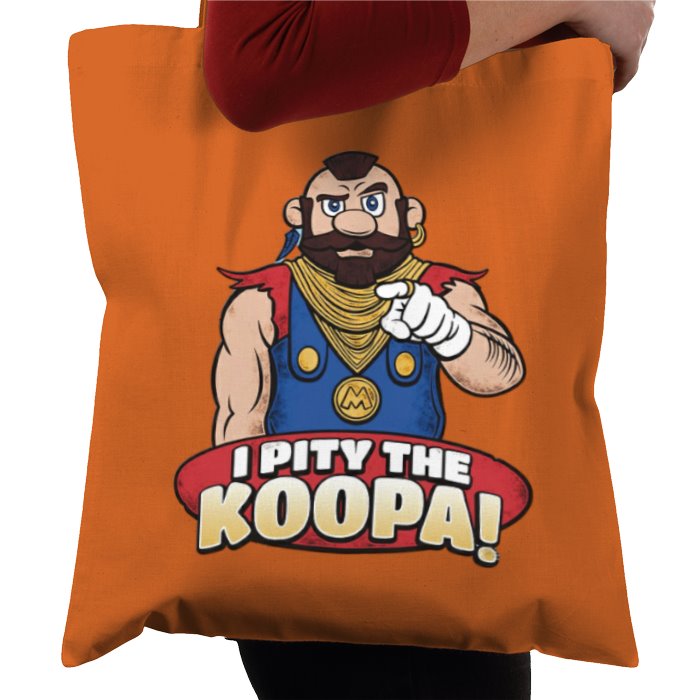 Super Mario Bro's x The A Team - I Pity The Koopa Tote Bag
