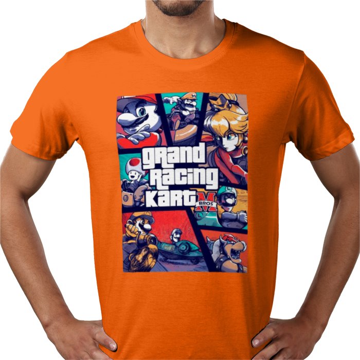 Mario Kart x Grand Theft Auto - Grand Racing Kart T-Shirt