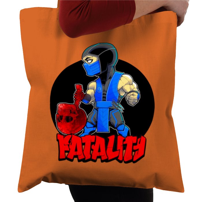 Mortal Kombat - Sub Zero Fatality Tote Bag