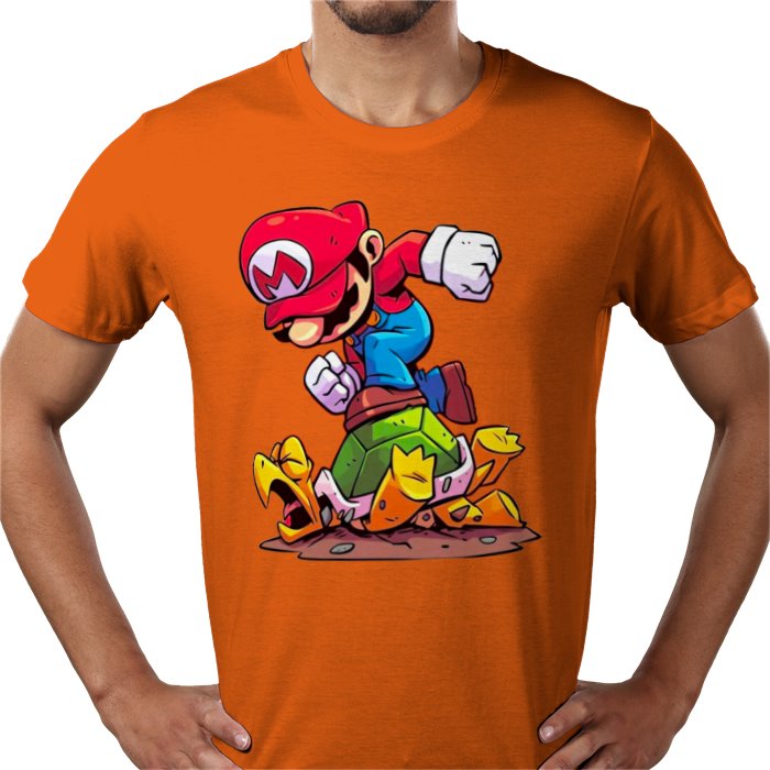 Super Mario Bros — Mario Crushing Turts T-Shirt