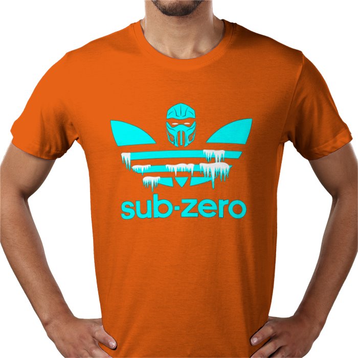 Mortal Kombat x Adidas — Sub-Zero Theme T-Shirt