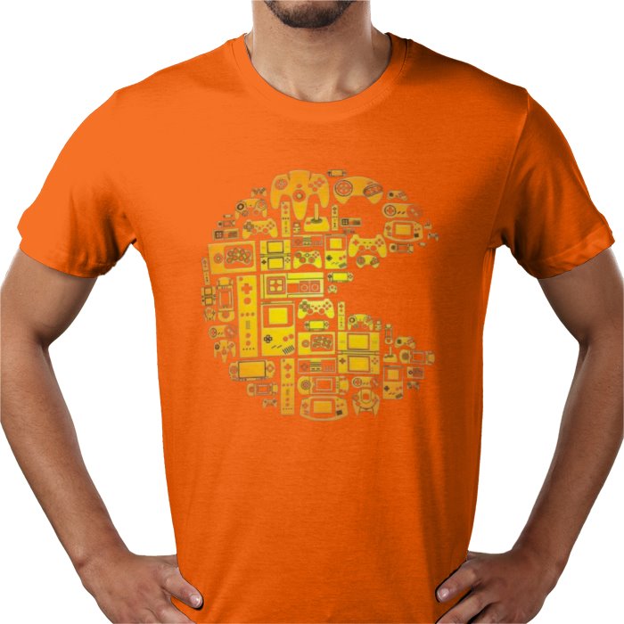 Pac-Man Tech Collage T-Shirt