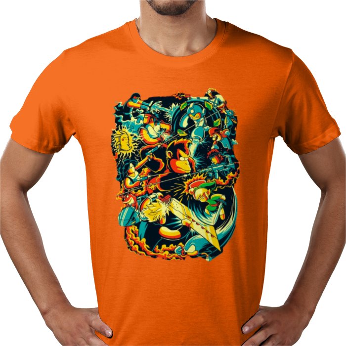Retro Gamer Collage T-Shirt