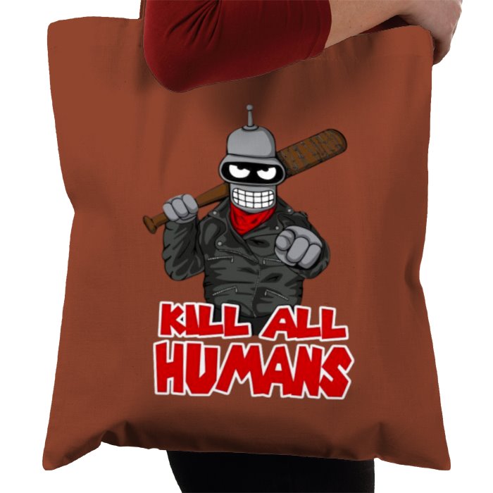 Futurama x The Walking Dead - Kill All Humans Tote Bag