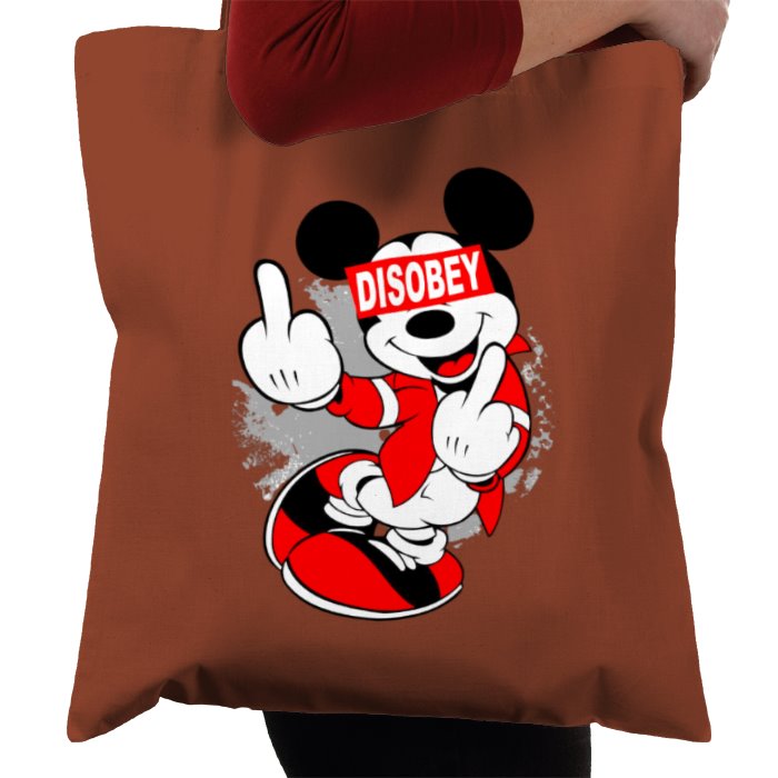 Mickey Mouse - Disobey Tote Bag