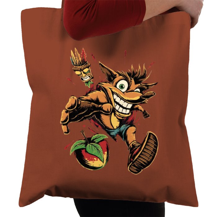 Crash Bandicoot Theme Tote Bag