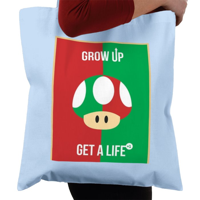 Super Mario Bro's - Get A Life Tote Bag