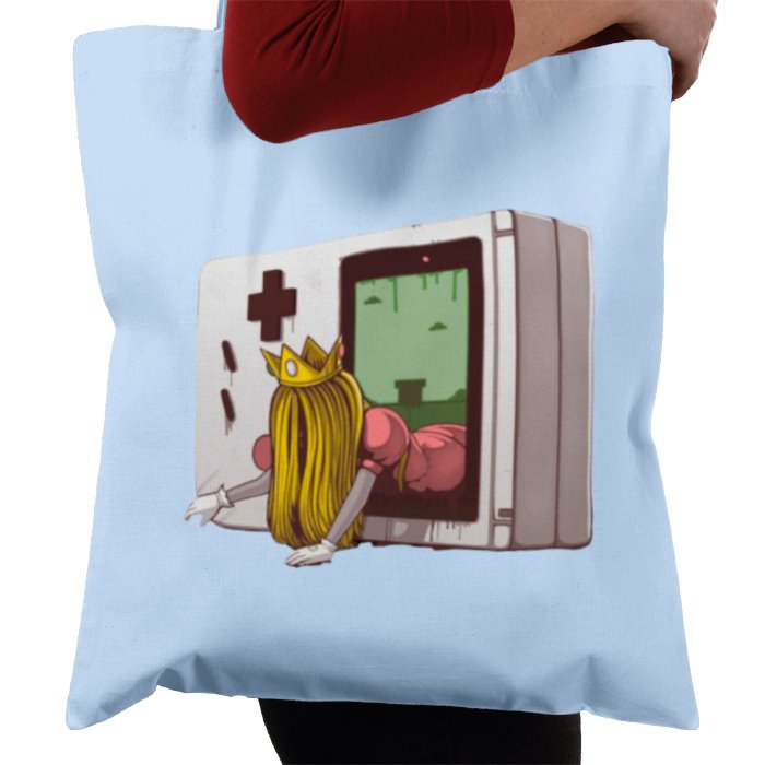 Nintendo Game Boy & Super Mario Bro's & The Ring - Princess Samara Tote Bag