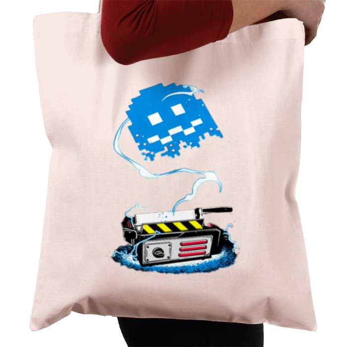 Pacman & Ghostbusters - Ghost Trap Tote Bag