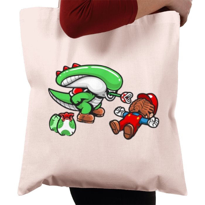 Super Mario Bro's & Alien - Xenomorph Bro's Tote Bag