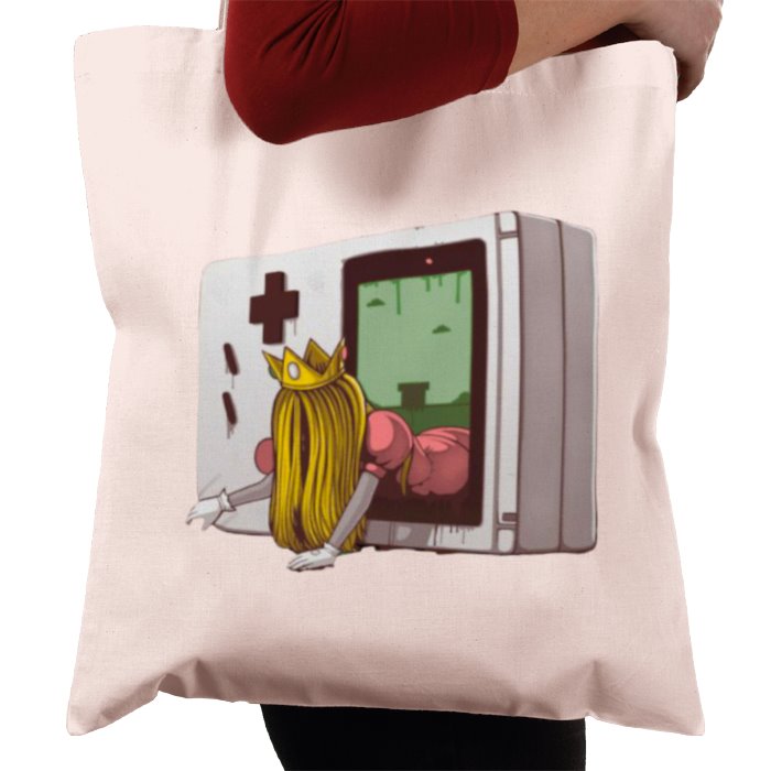 Nintendo Game Boy & Super Mario Bro's & The Ring - Princess Samara Tote Bag