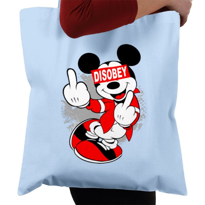 Mickey Mouse - Disobey Tote Bag