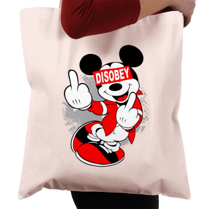 Mickey Mouse - Disobey Tote Bag