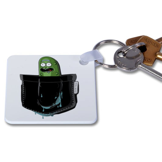 Rick & Morty - Pickle Pocket Keyring