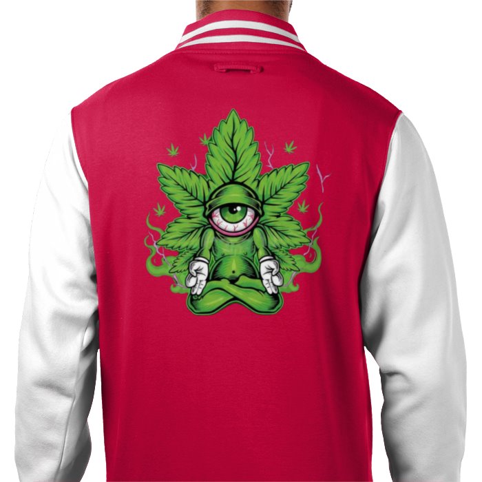 Cannabis Eye Varsity Jacket
