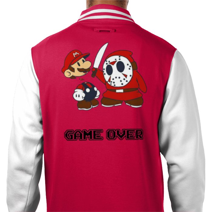 Super Mario - Game Over Varsity Jacket