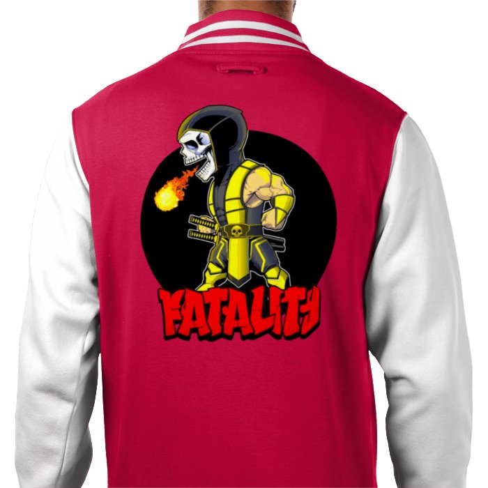 Mortal Kombat - Scorpion Fatality Varsity Jacket