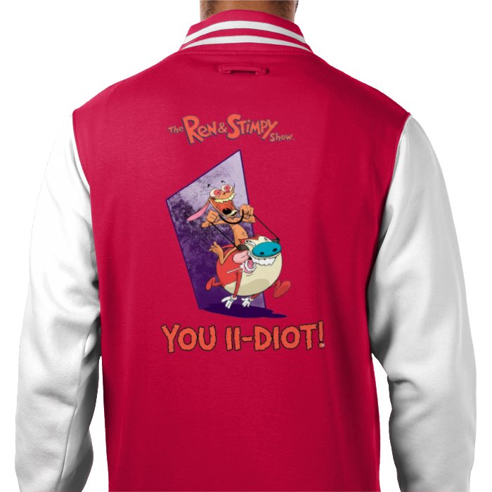 Ren & Stimpy - You II-diot Varsity Jacket