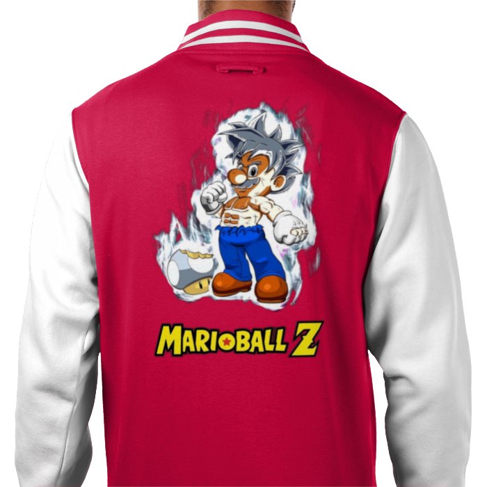 Super Mario x Dragonball Z - Ultra Instinct Varsity Jacket