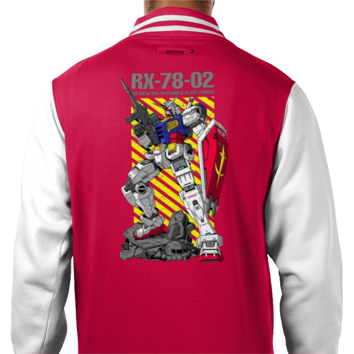 Gundam Wing - RX 78 02 Varsity Jacket