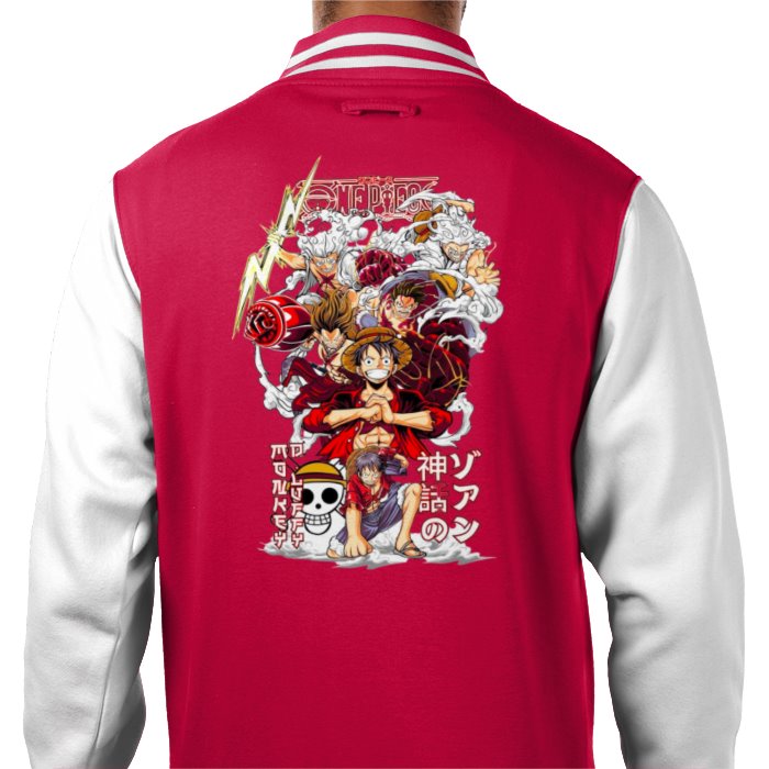 One Piece - Luffy Theme 3 Varsity Jacket