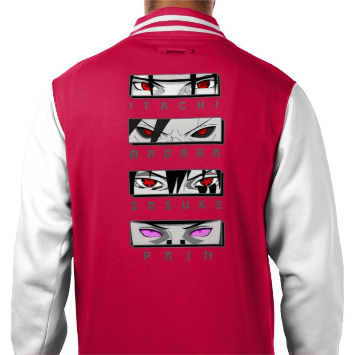 Naruto - More Eyes Varsity Jacket