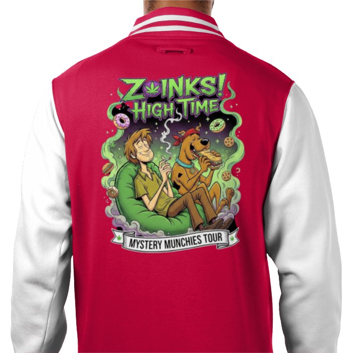 Scooby Doo Zoinks Varsity Jacket