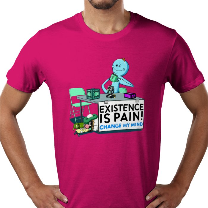 Rick & Morty - Life is Pain... Change My Mind T-Shirt