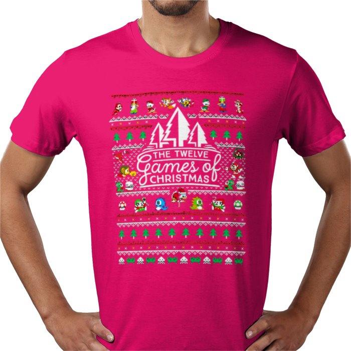 Ugly Jumper Style - 12 Games Of Christmas T Shirt