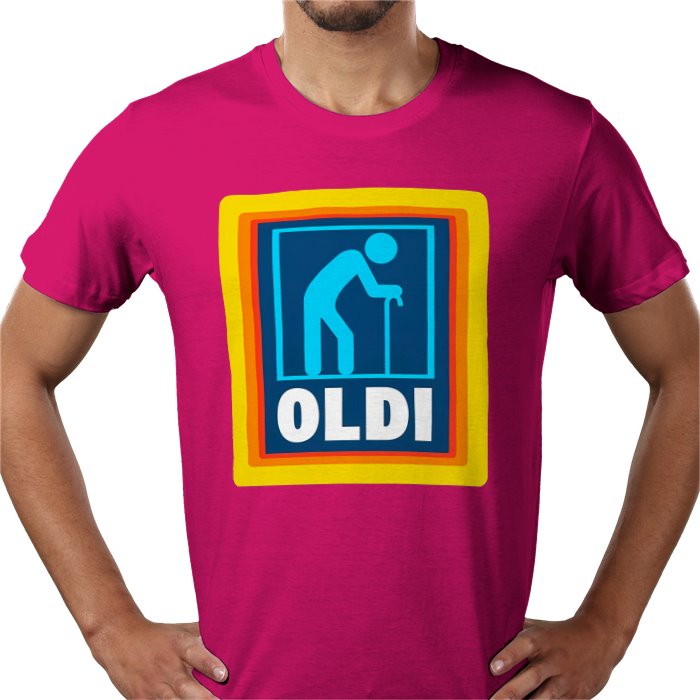 ALDI Parody OLDI T-shirt