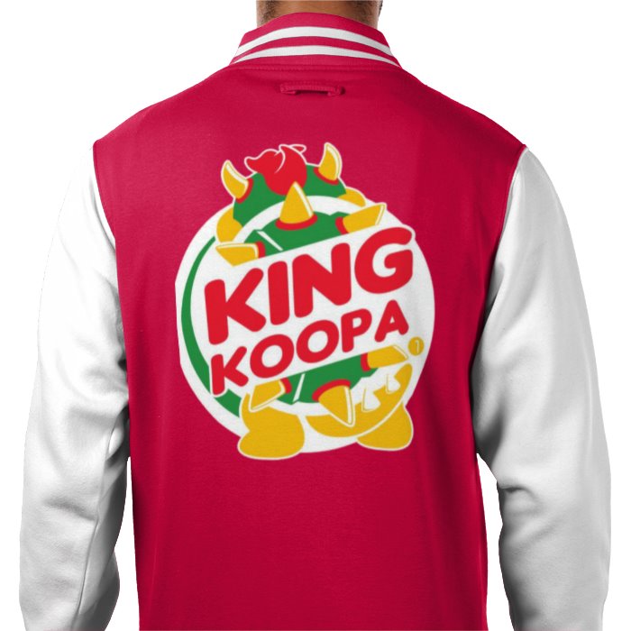 Super Mario Bro's & Burger King - King Koopa Varsity Jacket