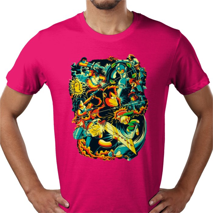Retro Gamer Collage T-Shirt