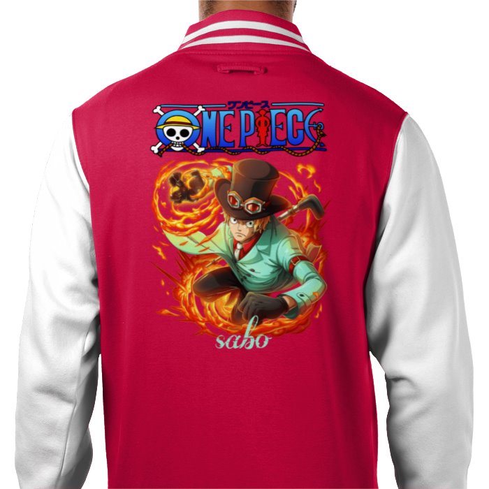 One Piece - Sabo Portrait Varsity Jacket