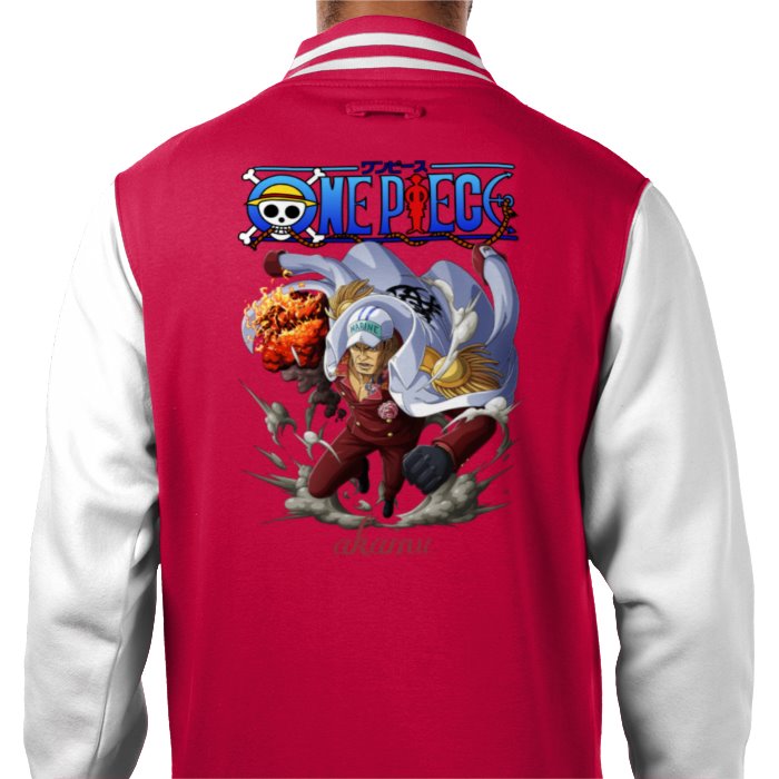 One Piece - Akainu Portrait Varsity Jacket