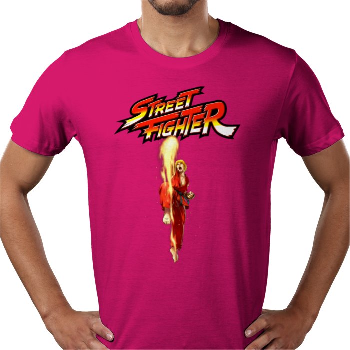Street Fighter — Ken Dragon Punch T-Shirt